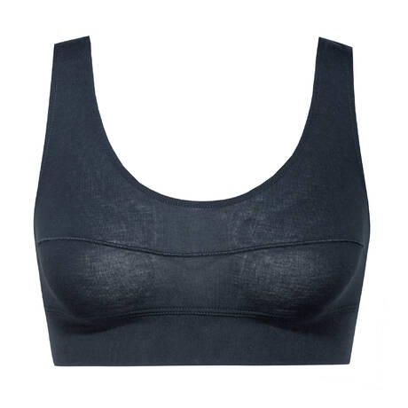 CALIDA Brassière de sport en coton Elastic Dark Lapis Blue
