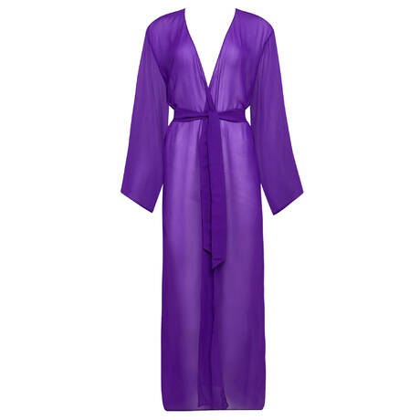 MAISON CLOSE Kimono de plage long Fever Violet