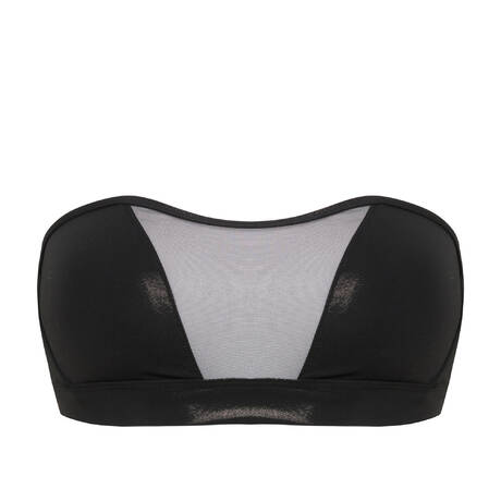 MAISON CLOSE Bandeau bikini top Minuit Black