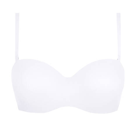CHANTELLE Padded bandeau bra Easy Feel Norah White
