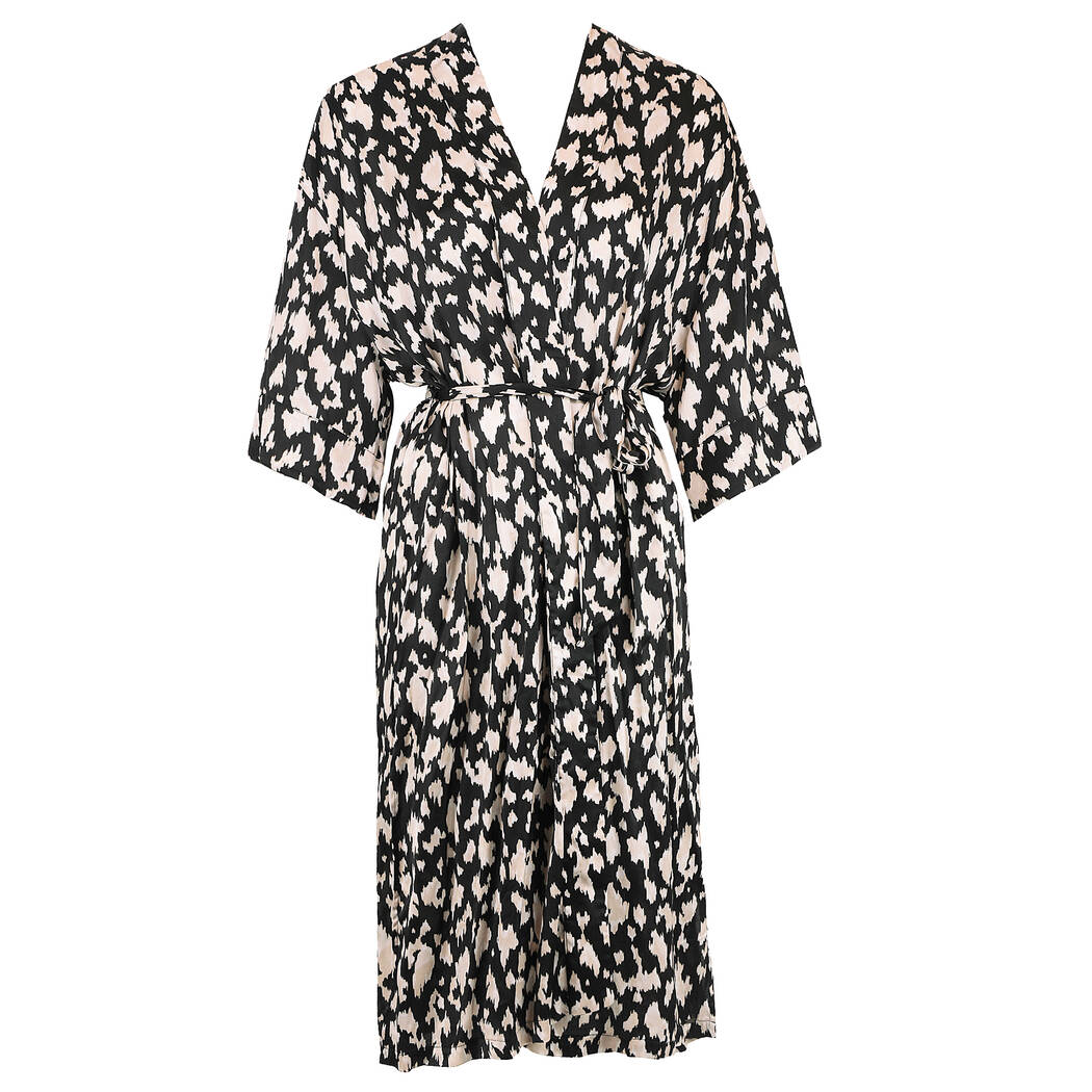 LIVIA Kimono de plage Tokyo Bavarosat Noir