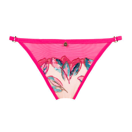 ATELIER AMOUR Open brief Oiseau de Paradis Cherry