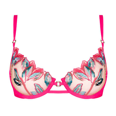 ATELIER AMOUR Soutien-gorge corbeille Oiseau de Paradis Cherry