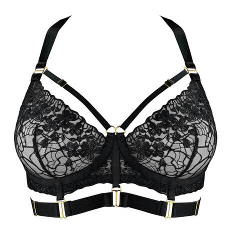 BORDELLE Harness bustier Améla Black