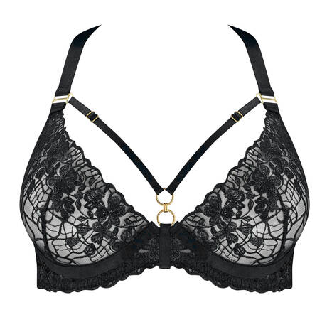 BORDELLE Underwire triangle bra Améla Black