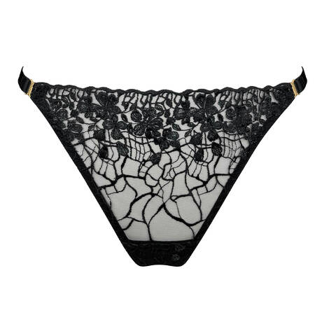 BORDELLE Openable tanga Améla Black