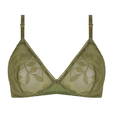 ANTIGEL Lace Wireless bra Dentelle Rebelle Vert Mousse