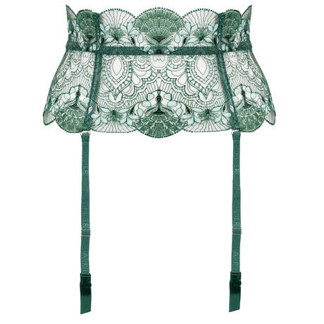 I.D. SARRIERI Garter belt Venetian Glass Green