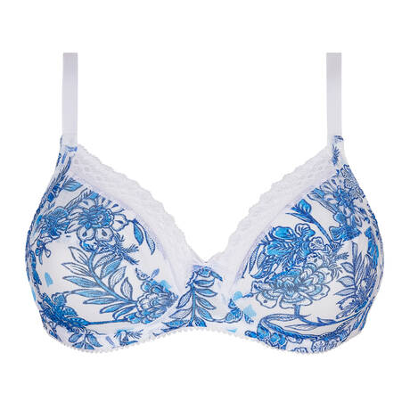 ANTIGEL Underwire bra for well-being Patio Fraicheur Bleu Azul