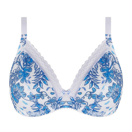 ANTIGEL Soutien-gorge triangle bonnets profonds Patio Fraicheur Bleu Azul