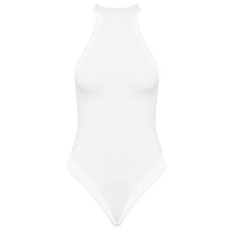 MAISON CLOSE Thong bodysuit Pure Tentation White