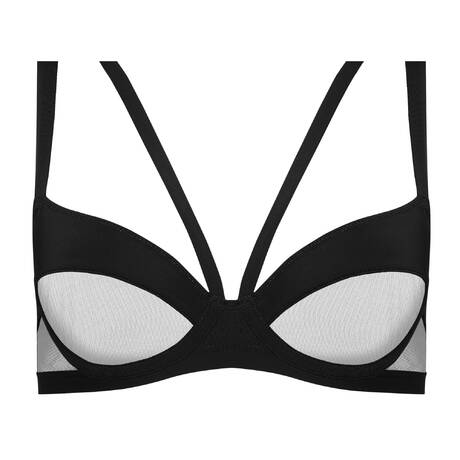 MAISON CLOSE Soutien-gorge corbeille Pure Tentation Noir