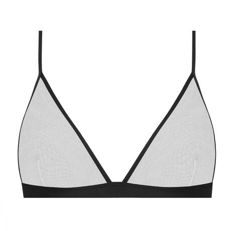 MAISON CLOSE Triangle bra Pure Tentation Black