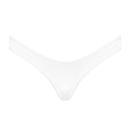 MAISON CLOSE Low-cut thong Pure Tentation White