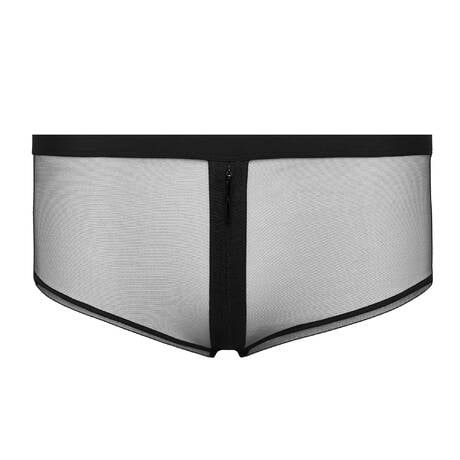 MAISON CLOSE Shorty zippé Pure Tentation Noir