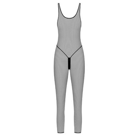 MAISON CLOSE Open-back catsuit Pure Tentation Black