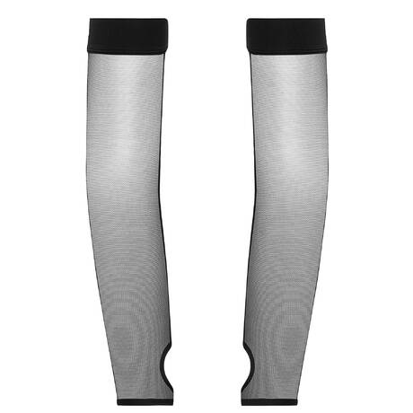 MAISON CLOSE Long mittens Pure Tentation Noir Nude