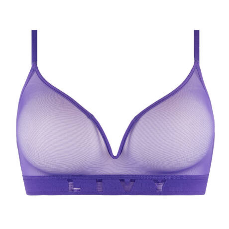 LIVY Triangle bra wireless Blue Monday Purple