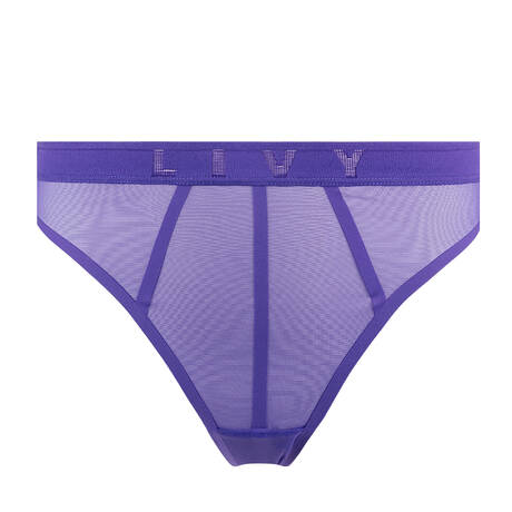 LIVY High-waisted thong Blue Monday Purple