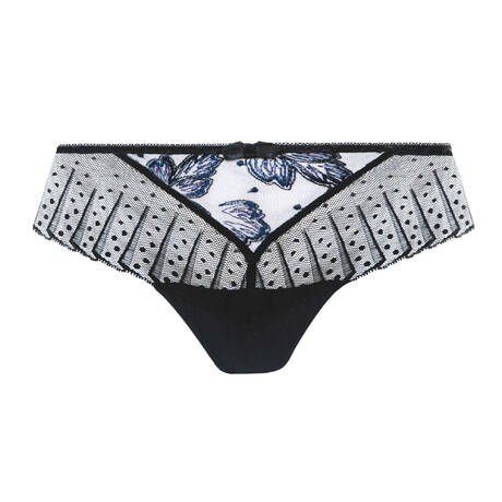 EMPREINTE String en dentelle Amour Noir