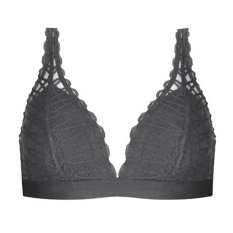 MEY Soutien-gorge triangle Poetry Temptation Thunder Grey
