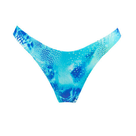LULI FAMA Brazilian bikini bottom Aqua Dreams Multicolor