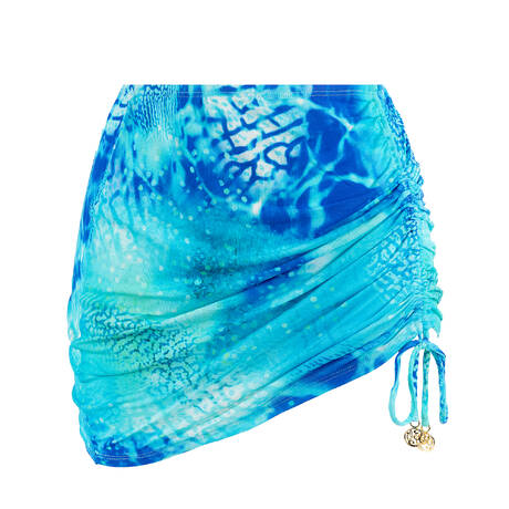 LULI FAMA Jupe de plage Aqua Dreams Multicolor
