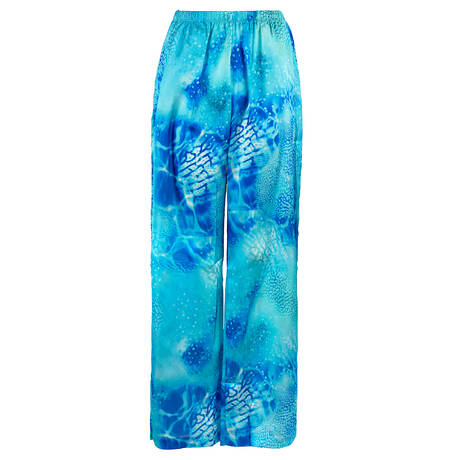 LULI FAMA Beach pants Aqua Dreams Multicolor