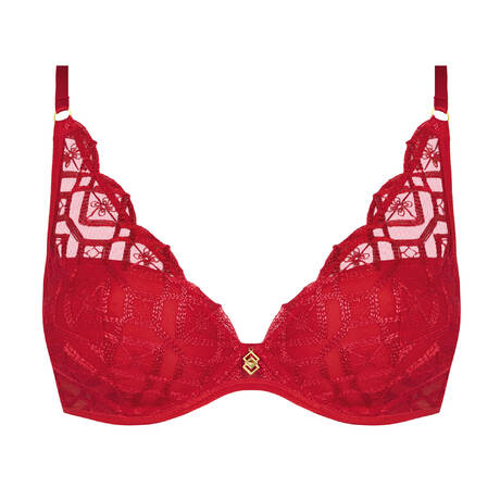 AUBADE Push-up bra Sense of Illusion Red Berry