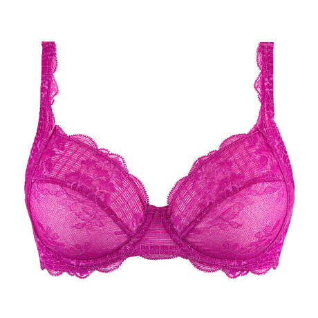 SIMONE PÉRÈLE Full-cup bra lace Rêve Azalée