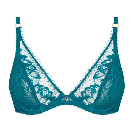 AUBADE Lace Underwire triangle bra Flawless Love Dragonfly