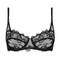 Demi-cup bra