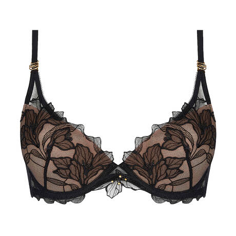 LISE CHARMEL Soutien-gorge coques Désir Et Volupté Noir