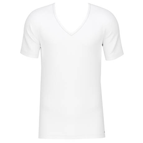 CALIDA Cotton Men's V-neck T-shirt Cotton Code White