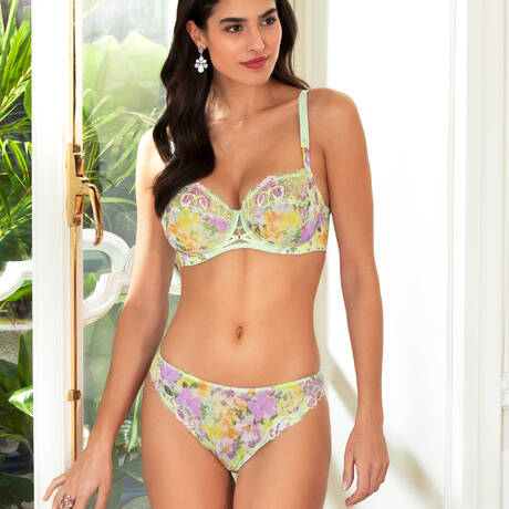 【LISE CHARMEL】新作★L'AMOUR AU SOLEIL★SLIP FANTAISIE Slip fantaisie Lise Charmel L'Amour au Soleil (Soleil en Fleurs)