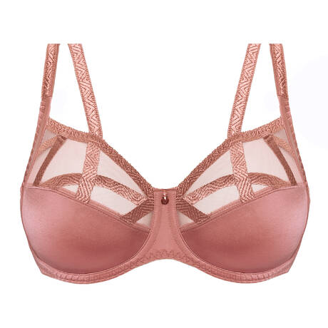 LOUISA BRACQ Full-cup bra Série Terracotta