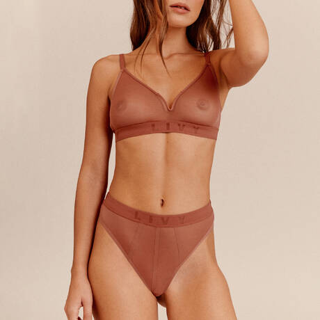 2 pieces set LIVY Blue Monday Chesnut