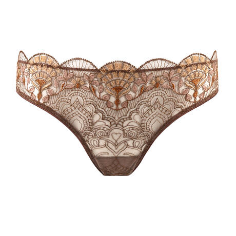 I.D. SARRIERI Slip Venetian Glass Mocha Mousse