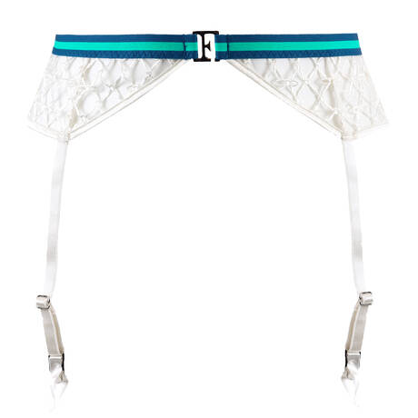FLEUR DU MAL Strapsgürtel Serena Ivory