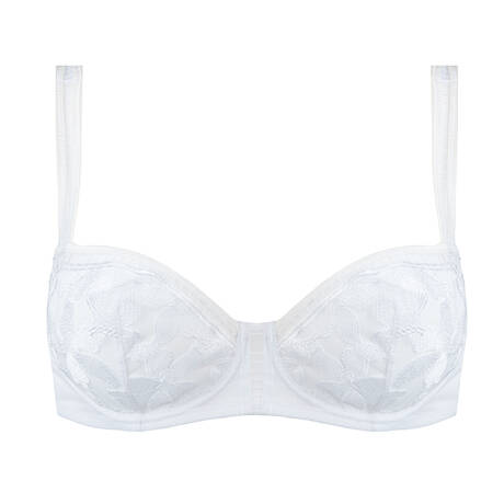 MAISON LEJABY Demi-cup bra Magnolia White