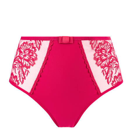 SIMONE PÉRÈLE High-waisted panty Romance Cranberry
