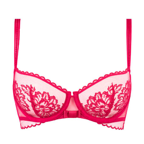 SIMONE PÉRÈLE Demi-cup bra Romance Cranberry