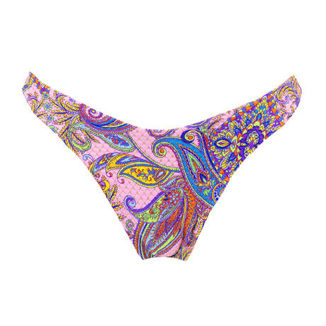 LULI FAMA Reversible brazilian bikini bottom Pinking About You Multicolored