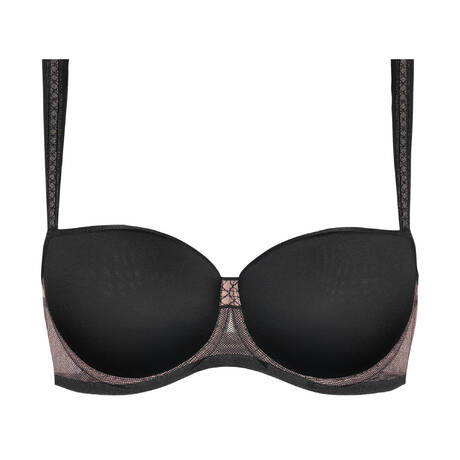 TRIUMPH Spacer t-shirt bra Palina Cosmic Heartbeat Black