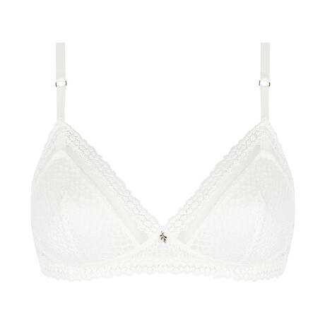 ANTIGEL Soutien-gorge triangle en dentelle Exquise en Dentelle Ecru Nacre