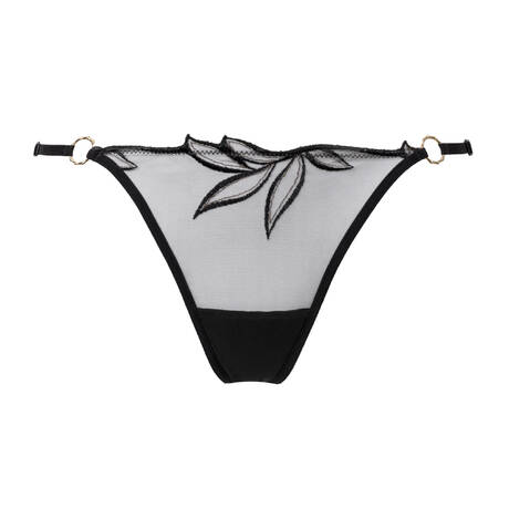 ATELIER AMOUR Thong Dolce Vita Black