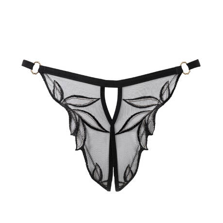 ATELIER AMOUR Open tanga Dolce Vita Black