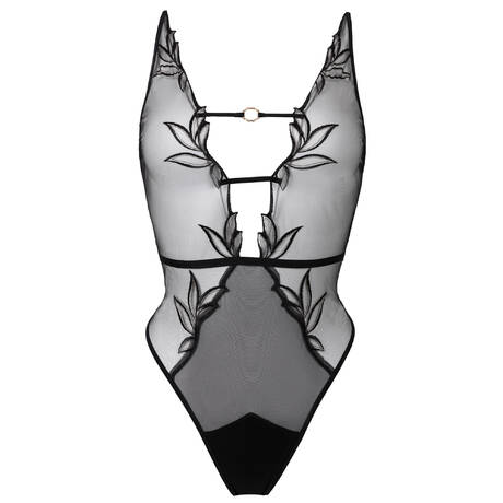 ATELIER AMOUR Thong bodysuit Dolce Vita Black