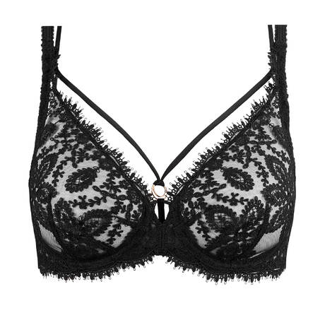 SIMONE PÉRÈLE Triangle bra Précieuse Black