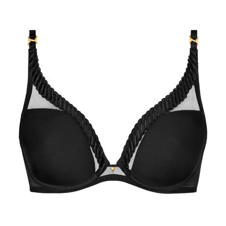 AUBADE Padded triangle bra Sheer Emotion Black